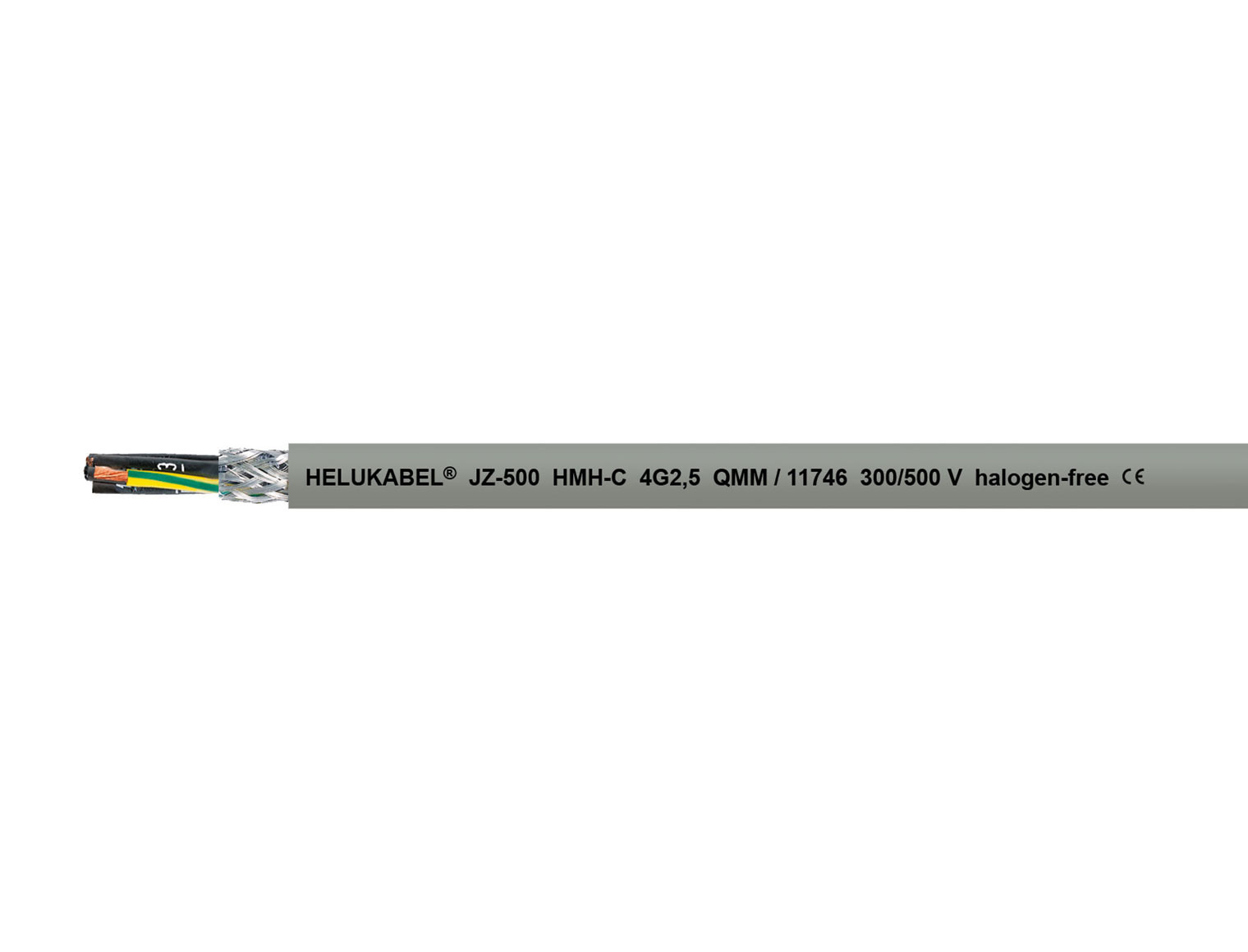 HELUKABEL  OZ-500-HMH-C grey 2 x 1,5 mm² Item No. 11722