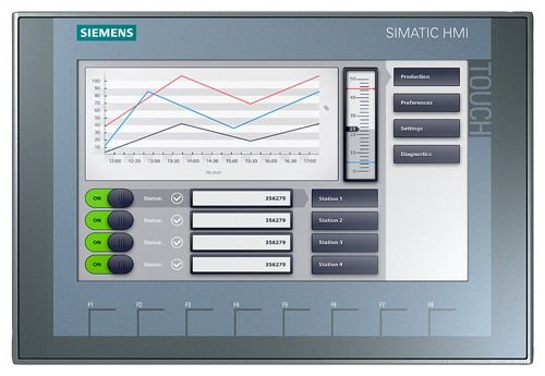 SİEMENS 6AV2123-2JB03-0AX0-SIMATIC HMI KTP900 Basic Pan