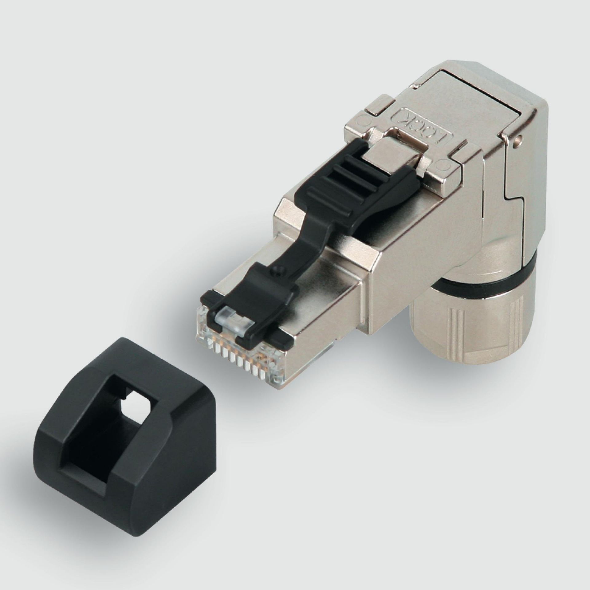 LUETZE Industrial connector RJ45, angled 490152