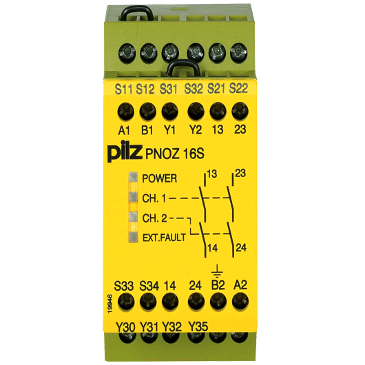 PİLZ PNOZ 16S 24VAC 24VDC 2n/o 2so