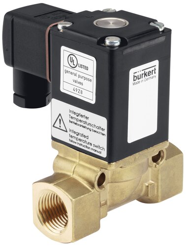 BURKERT 44816 2/2-way-solenoid valve; servo assisted