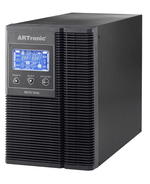 ARTRONİC BETA 1 kVA UPS Artbat 12 V 2 adet 9 ah akü